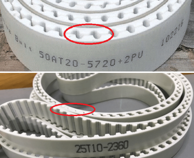 hướng dẫn phân biệt dây đai răng pu lõi thép loại at và t